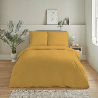 Couette unie en 100% coton lavé
