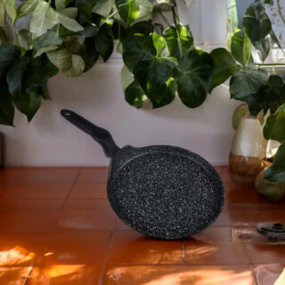 Poêle à crêpe antiadhésive effet pierre